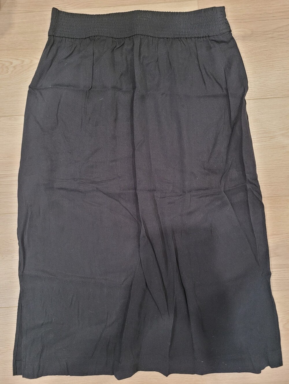 Aritzia Wilfred Black Women L Gabrielle Midi Long Skirt - Picture 9 of 9